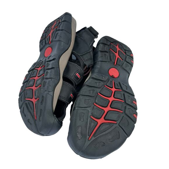 New Flarut Men's Black Red Closed Toe Breathable Outdoor Active Sandals 8/41 - Picture 6 of 7
